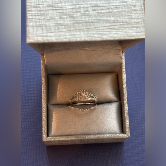 Peoples Jewellers Princess Diamond Double
Frame Set in Sterling Silver - Picture 3 of 11